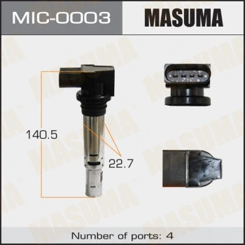 Bobine d'allumage MASUMA MIC-0003