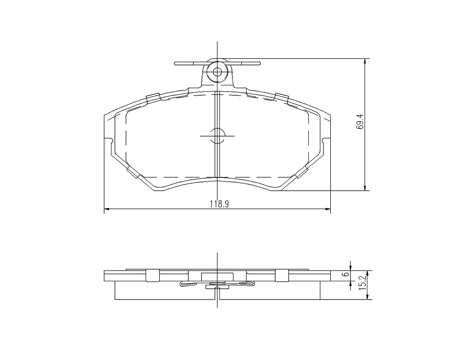 Kit de plaquettes de frein, frein à disque A.Z. Meisterteile AZMT-44-022-1056