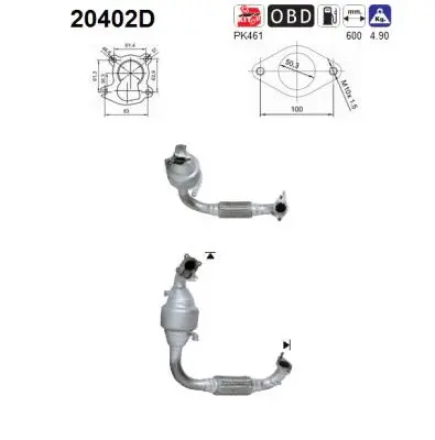 Catalyseur AS 20402D