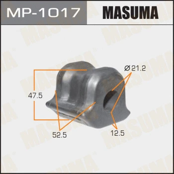 Coussinet de palier, stabilisateur MASUMA MP-1017