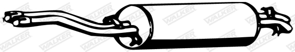 Silencieux arrière WALKER 05197