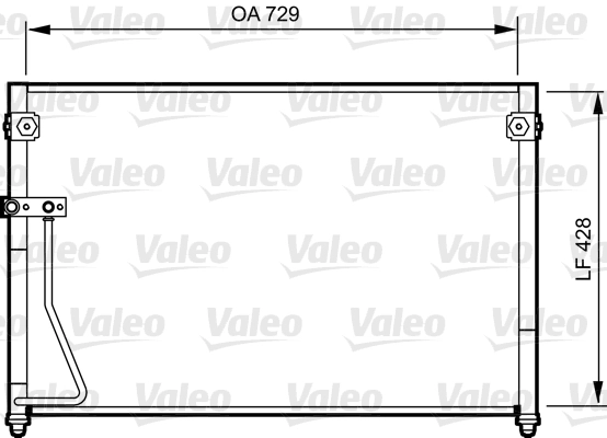 Condenseur, climatisation VALEO 814261