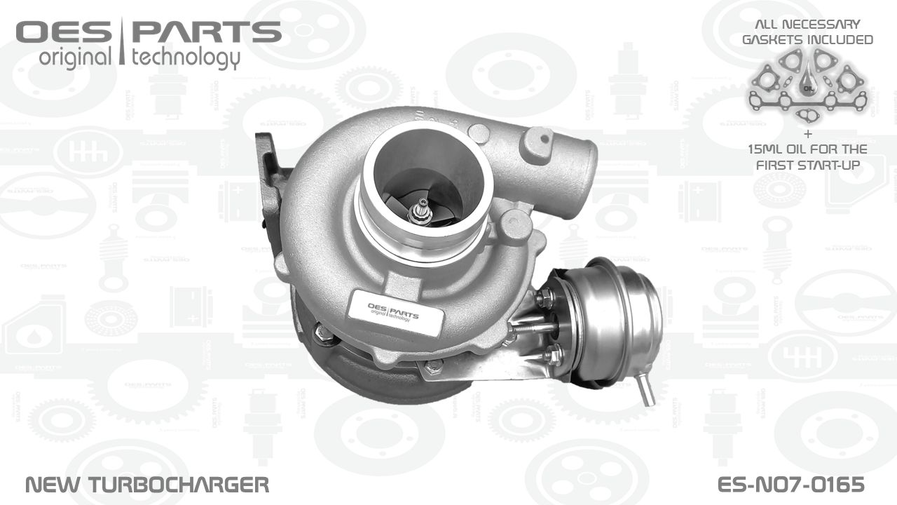 Turbocompresseur, suralimentation OES PARTS ES-N07-0165