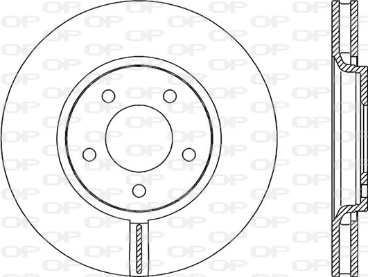 Disque de frein OPEN PARTS BDA1981.20