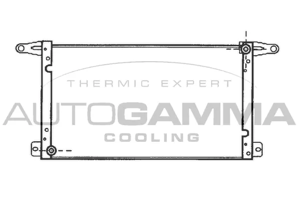 Condenseur, climatisation AUTOGAMMA 101814