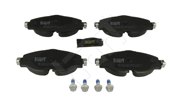 Kit de plaquettes de frein, frein à disque HART 258 572