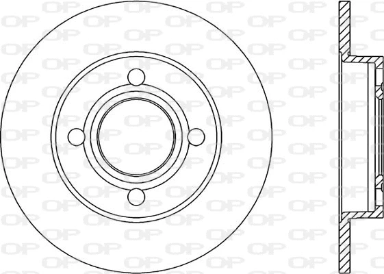 Disque de frein OPEN PARTS BDR1022.10