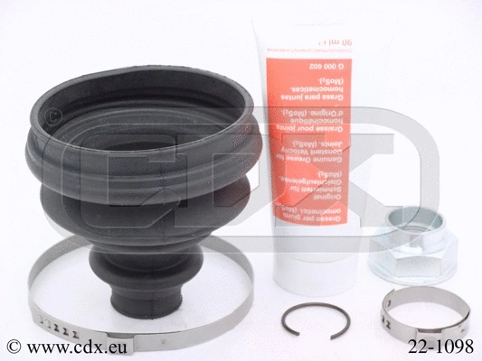 Jeu de joints-soufflets, arbre de commande CDX 22-1098