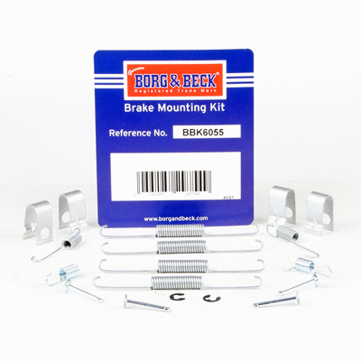 Kit d'accessoires, mâchoire de frein BORG & BECK BBK6055