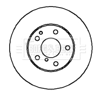 Disque de frein BORG & BECK BBD5879S