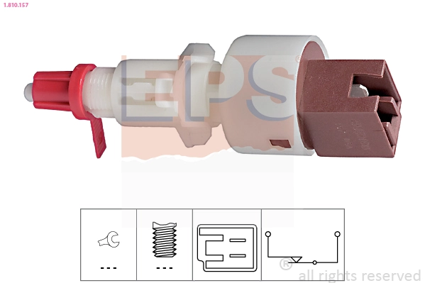 Interupteur, commande d'embrayage (régulateur de vitesse) EPS 1.810.157