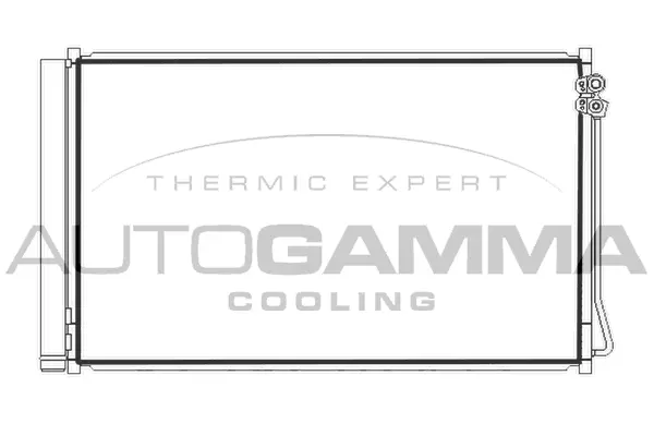 Condenseur, climatisation AUTOGAMMA 107928