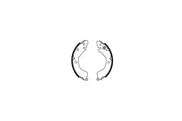 Jeu de mâchoires de frein E.T.F. 09-0378