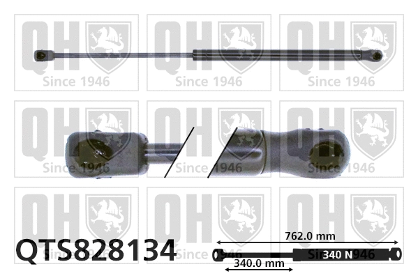 Vérin, capot-moteur QUINTON HAZELL QTS828134