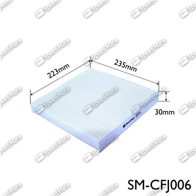 Filtre, air de l'habitacle SpeedMate SM-CFJ006