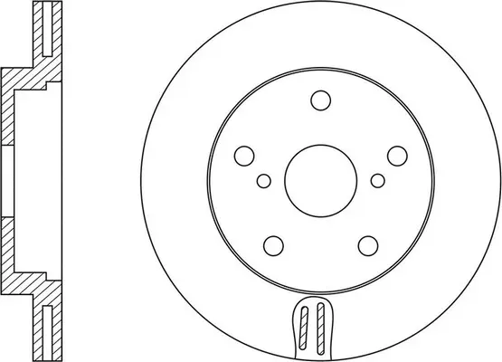 Disque de frein FIT FR0680V