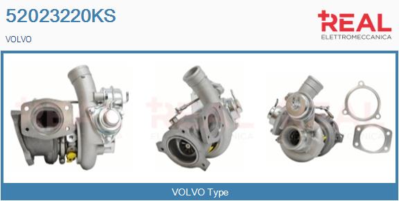 Turbocompresseur, suralimentation REAL 52023220KS