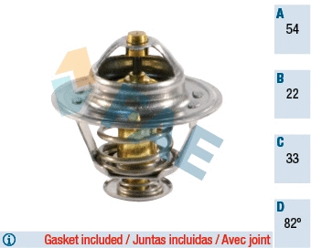 Thermostat, liquide de refroidissement FAE 5307582