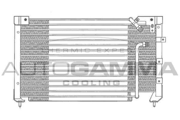 Condenseur, climatisation AUTOGAMMA 102669