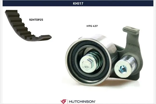 Kit de courroie crantée HUTCHINSON KH 517
