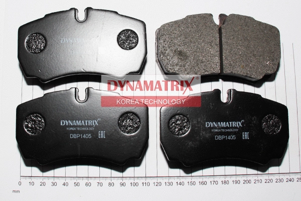 Kit de plaquettes de frein, frein à disque DYNAMATRIX DBP1405