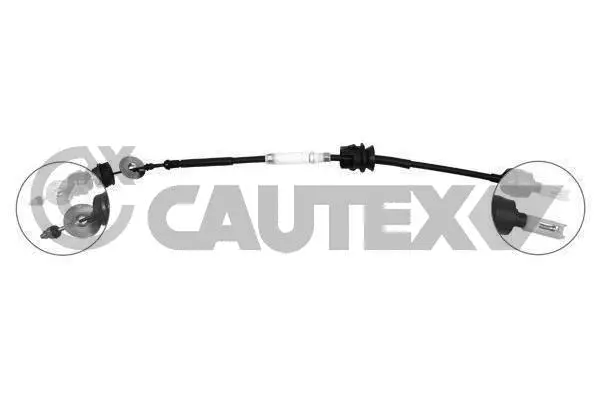 Tirette à câble, commande d'embrayage CAUTEX 038464