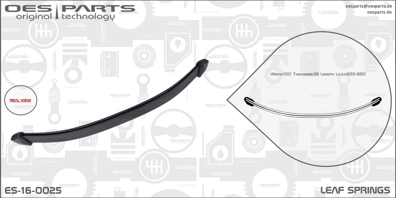 Lame de ressort OES PARTS ES-16-0025