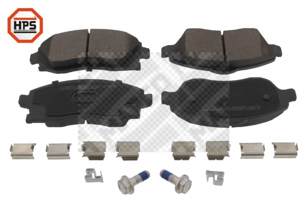 Kit de plaquettes de frein, frein à disque MAPCO 6583HPS