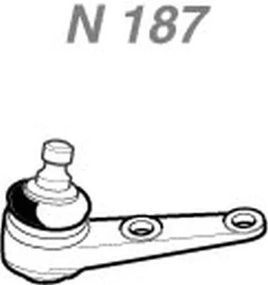 Rotule de suspension NAKATA N 187