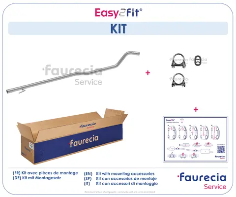 Tuyau d'échappement Faurecia FS40711