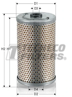 Filtre à carburant TECNECO FILTERS GS01241
