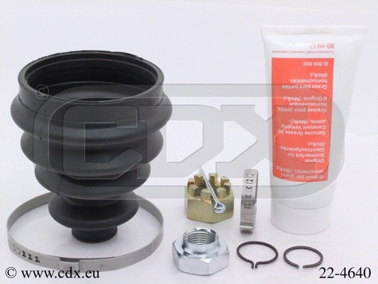 Jeu de joints-soufflets, arbre de commande CDX 22-4640