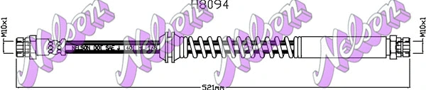 Flexible de frein BROVEX-NELSON H8094