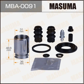 Kit de réparation, étrier de frein MASUMA MBA-0091