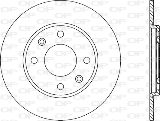 Disque de frein OPEN PARTS BDR1433.10