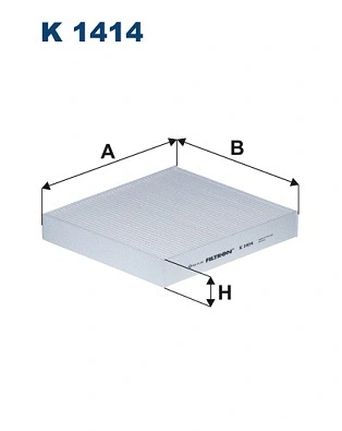 Filtre, air de l'habitacle FILTRON K 1414