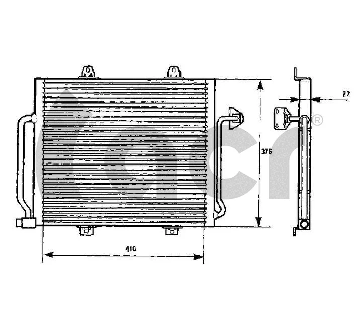 Condenseur, climatisation ACR 300451