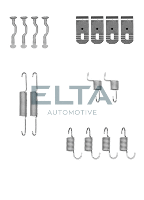 Kit d'accessoires, mâchoires de frein de stationnement ELTA AUTOMOTIVE EA8151