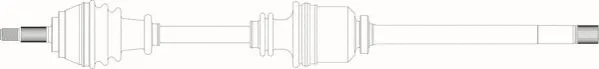 Arbre de transmission GENERAL RICAMBI RE3196