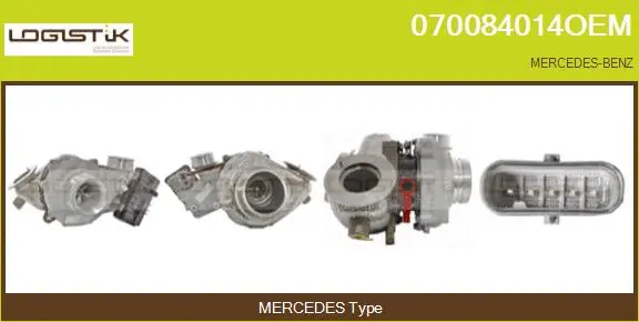 Turbocompresseur, suralimentation LGK 070084014OEM