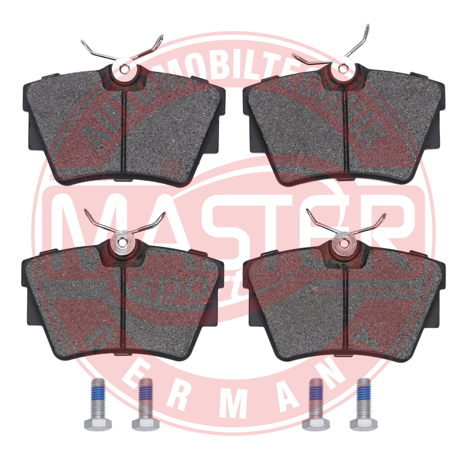 Kit de plaquettes de frein, frein à disque MASTER-SPORT GERMANY 13046028402T-SET-MS