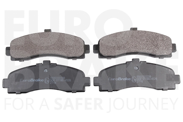 Kit de plaquettes de frein, frein à disque EUROBRAKE 5502222239