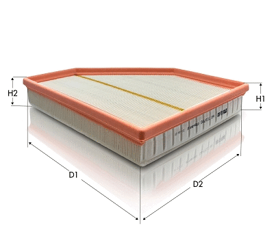 Filtre à air TECNECO FILTERS AR1706PMS