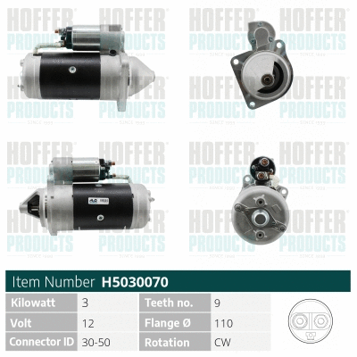 Démarreur HOFFER H5010372