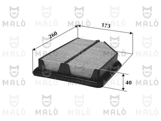 Filtre à air AKRON-MALÒ 1500423