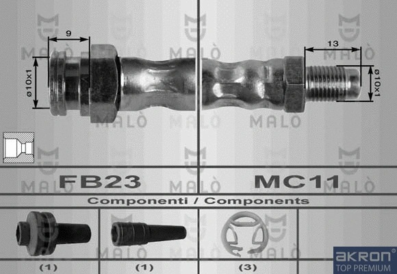 Flexible de frein AKRON-MALÒ 8447
