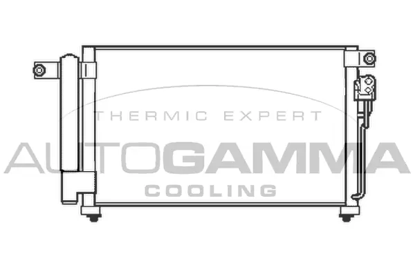 Condenseur, climatisation AUTOGAMMA 104910