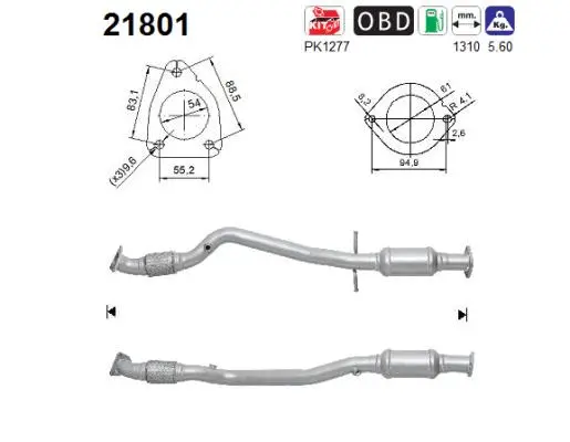 Catalyseur AS 21801