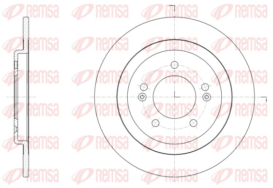 Disque de frein REMSA 61506.00