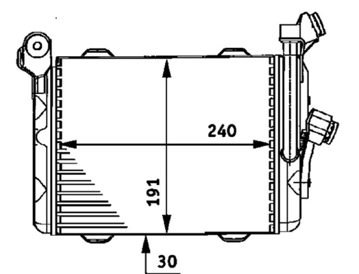 Radiateur d'huile MAHLE CLC 33 000P